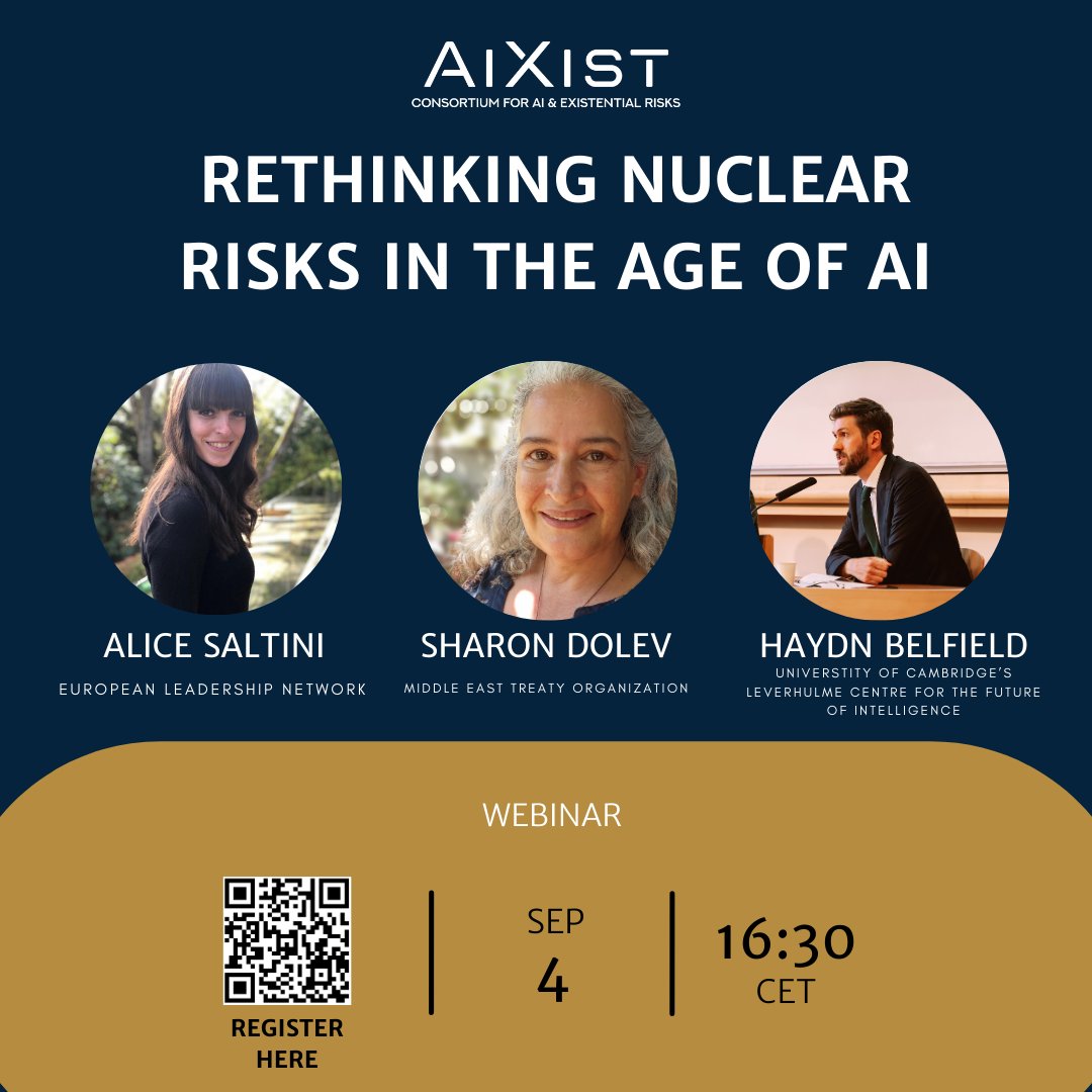 AiXist - Consortium for AI & Existential Risk (@aixist_xrisk) / Posts / X