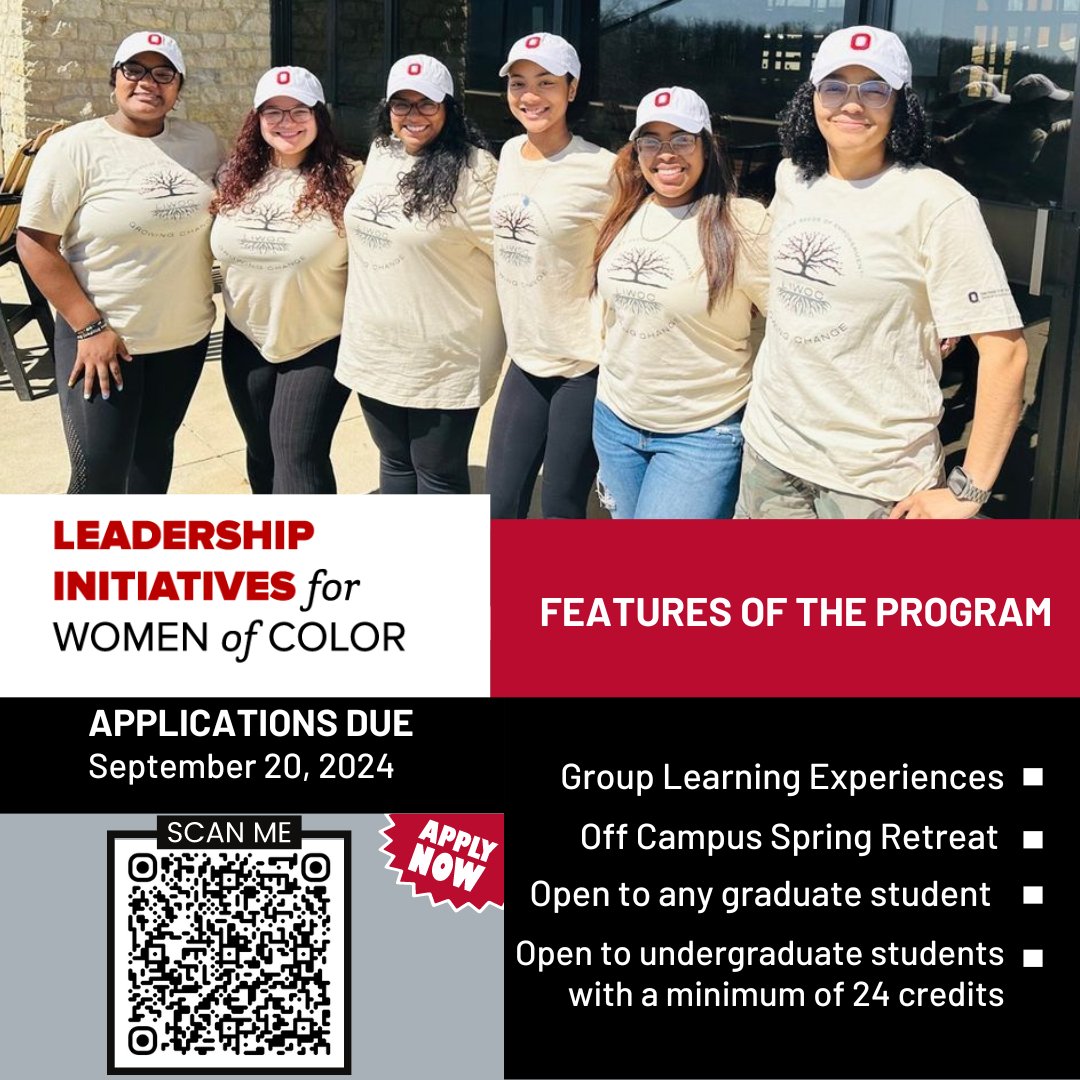🚨 We are now accepting applications for LIWOC!

🌟 Empowering students to become future leaders through real-world experiences, self-awareness, and community building.

Deadline: Sept 20, 2024. Share this opportunity! 🙌odi.osu.edu/leadership-ini…