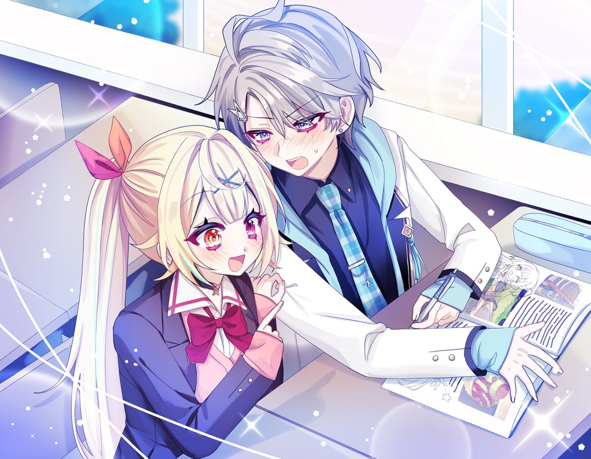 #描いた晴 #サラ星図 #晴レ星 
オタクくんには優しくしましょう