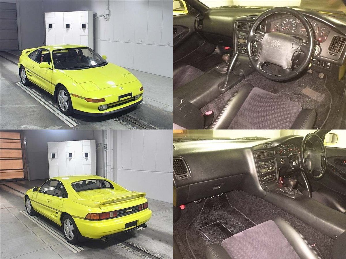 rohan_jucs's tweet image. 1992 Toyota MR2 GT-Turbo
2000 CC 
5 Speed Manual
40,000 Kms 
Grade: 4.5
Auction Start: 1,700,000 yen (Bids close August 31 8am Japan time)
Auction No: SJG7196
We ship to the 🌎 from 🇯🇵
rohan@japaneseusedcars.com 
Deposit 150,000 ¥ Comes off balance
#MR2 #GTTurbo