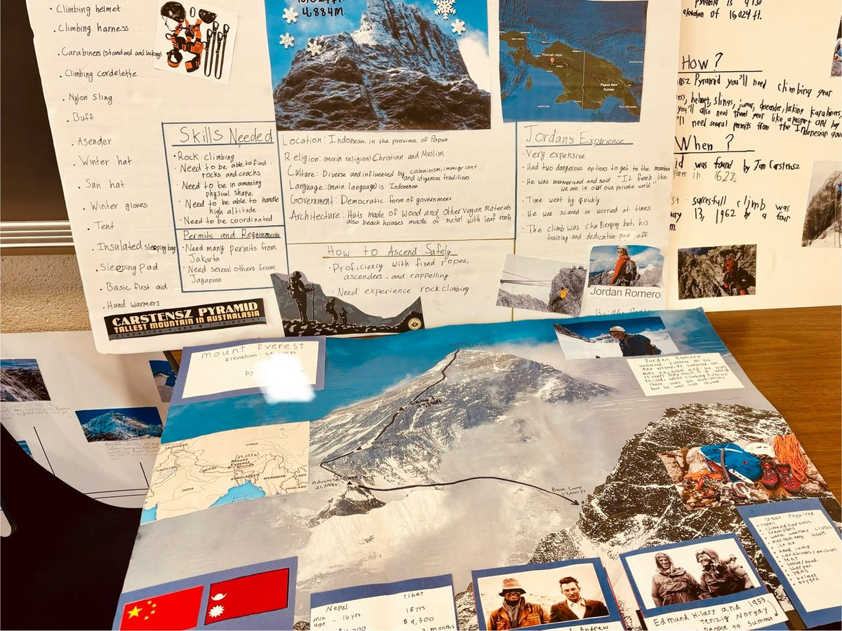 6socialstudies's tweet photo. ‘No Summit Out of Sight’ summer projects! 🏔️ https://t.co/wnj8tuAAPV