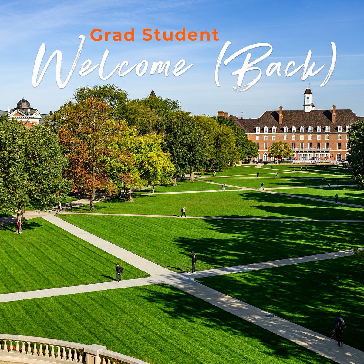 Welcome (Back), Illini! We're so glad that you're here.  
  
Grad Student Welcome (Back) is next week! Our welcome events help you connect with university resources, communities, programs, and opportunities.
 
Check out the lineup: grad.illinois.edu/welcome-back
