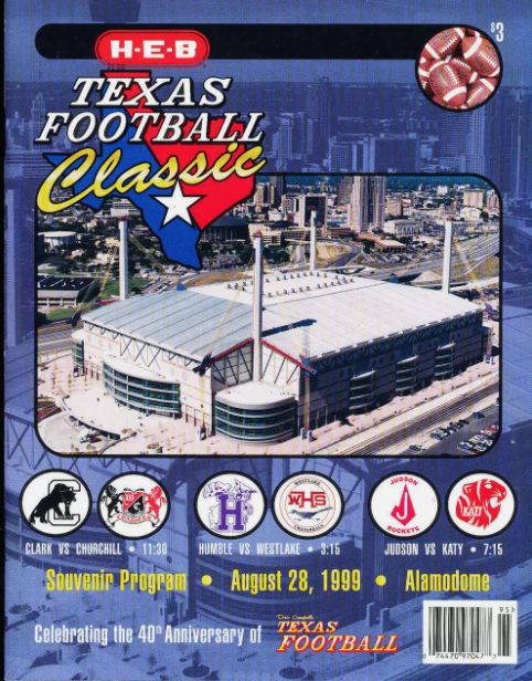 LEGACYEVTPTNERS's tweet image. Thread of how on this date 25-years ago today, one of the greatest celebrations of (Texas) high school football was played in San Antonio - how it came about and what followed.