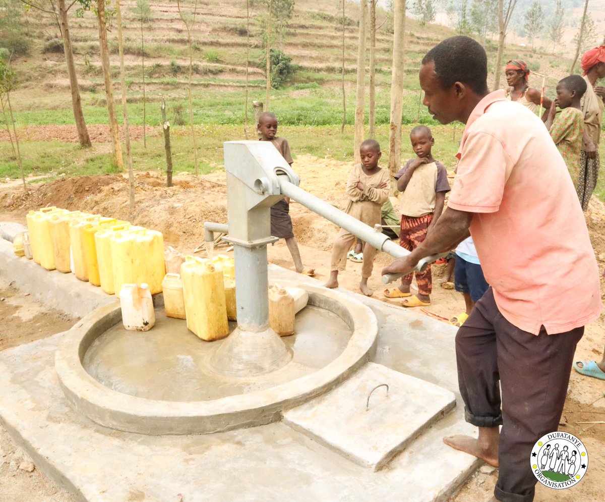 DUFATANYE ORGANISATION (@dufatanyeorg) on Twitter photo Every drop makes a difference! 🌍💧Clean water now flows in Karwiru & Kadusenyi. Join us in achieving SDG6 by 2030. Support us at dufatanye.org/donate #WaterSecurity #Rwanda <a href="/Water/">Water.org</a> <a href="/RwandaSouth/">Southern Province | Rwanda</a> <a href="/Cleanwaterco_/">Clean Water Co</a> <a href="/PlanRwanda/">Plan International Rwanda</a> Every drop makes a difference! 🌍💧Clean water now flows in Karwiru & Kadusenyi. Join us in achieving SDG6 by 2030. Support us at dufatanye.org/donate #WaterSecurity #Rwanda <a href="/Water/">Water.org</a> <a href="/RwandaSouth/">Southern Province | Rwanda</a> <a href="/Cleanwaterco_/">Clean Water Co</a> <a href="/PlanRwanda/">Plan International Rwanda</a>