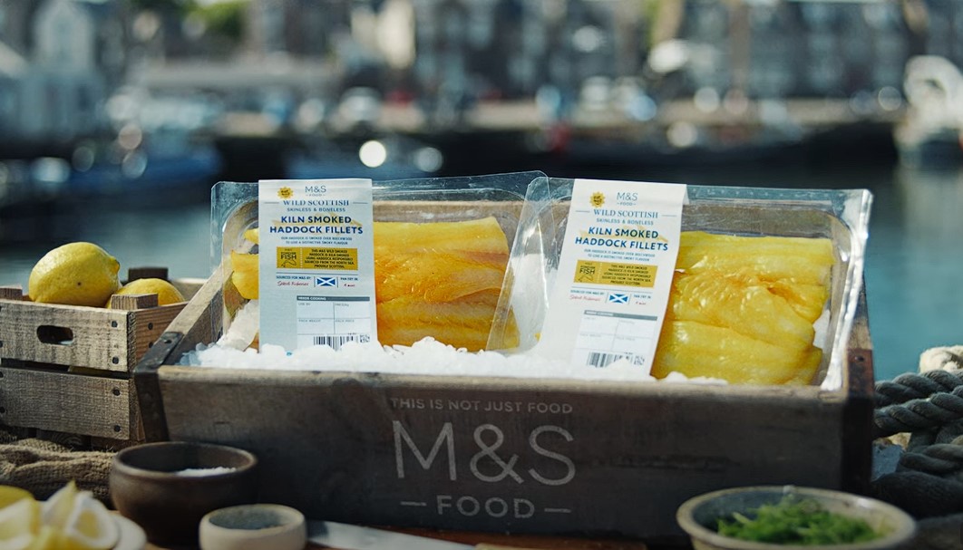 ℹ️ M&amp;S drops anchor in Peterhead

We are proud to share the visual story of the quality fresh Scottish haddock caught &amp; landed #locally at Europes largest Fishing Port (tonnage &amp; value) <a href="/PeterheadPort/">Peterhead Port Authority</a> before it is processed packaged &amp; transported into M&amp;S stores😋
3/3