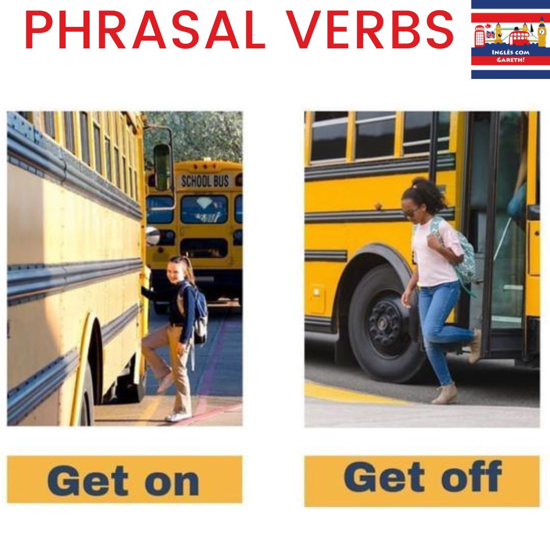 InglescomGareth's tweet image. Do you know your phrasal verbs?🇬🇧

#geton #getoff #phrasalverbs #phrasalverb #verbs #grammar #gramatica #vocabulary #vocabulario #learnenglish #aprenderingles #english #ingles #learnenglishonline #aprenderinglesonline #fluentenglish #inglesfluente #englishtips #dicasdeingles