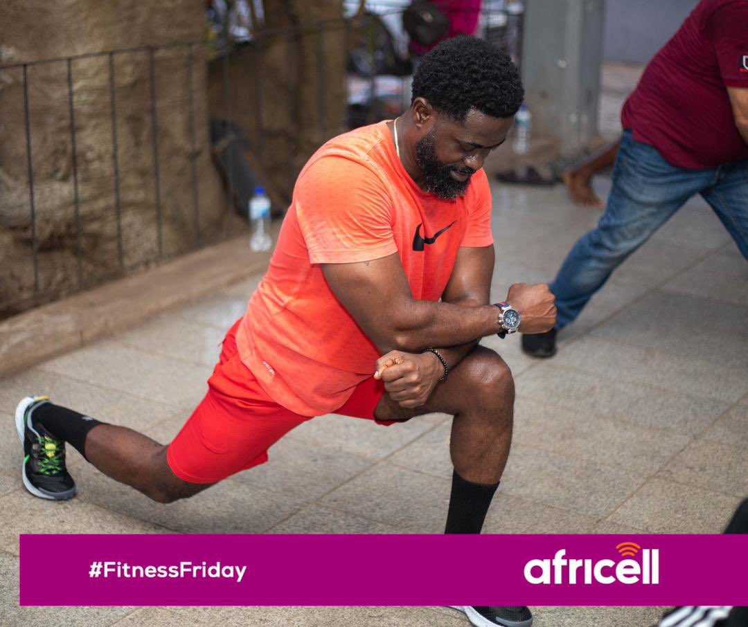 AfricellSalone's tweet photo. In May, we kicked off Fitness Fridays in collaboration with Core Fitness, underscoring our commitment to our team's health and well-being💫.

Since then, every Friday at our Head Office's Canteen Space, our #AfricellFamily enjoys training sessions led by professional coaches 🤩. https://t.co/BDB3ibWncW