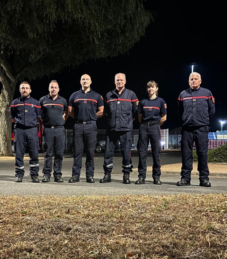 Pompiers03's tweet photo. [#JOP2024]

🚒Un nouveau détachement mobilisé pour la sécurité des Jeux Paralympiques.

Cette nuit ce sont 6  🧑‍🚒 qui ont pris la route en direction de Paris, ils seront mobilisés jusqu’au 2 septembre .

💪Bonne mission à eux!

@Prefet03 https://t.co/zBmKTqC1Gz