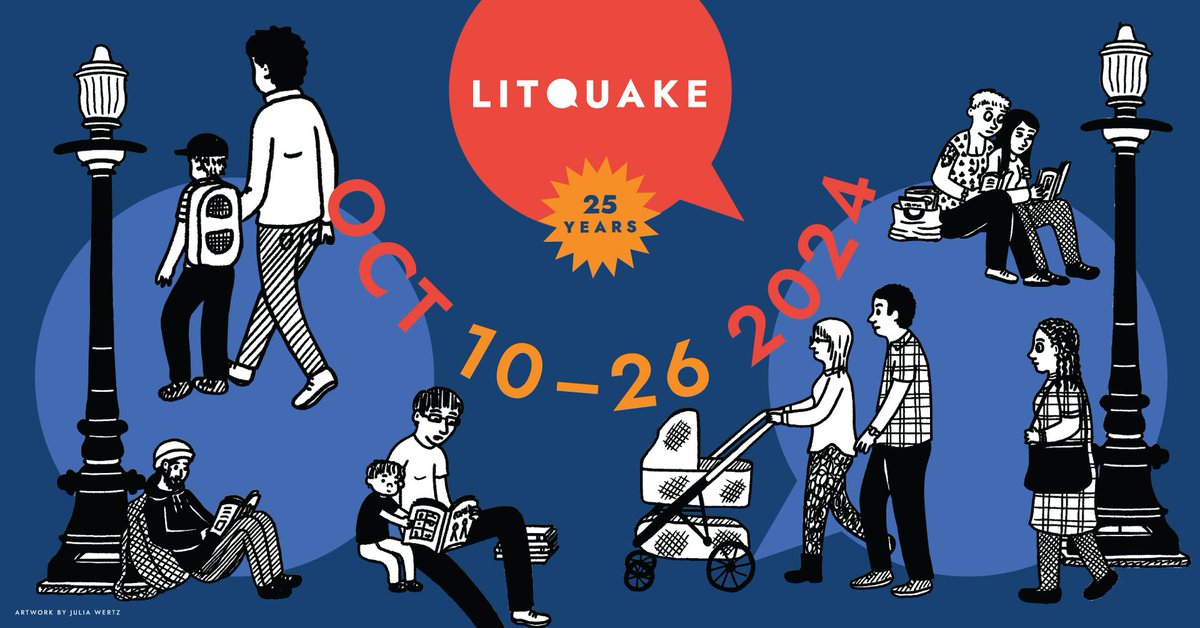 Litquake's tweet photo. Check out a sneak peak of our headliners below! You'll want to mark your calendar—TICKETS GO LIVE on SEPTEMBER 10th. 

We are so excited to share the full schedule of 80+ festival events...and our biggest Lit Crawl in 5 years. https://t.co/GjEIGay2yM