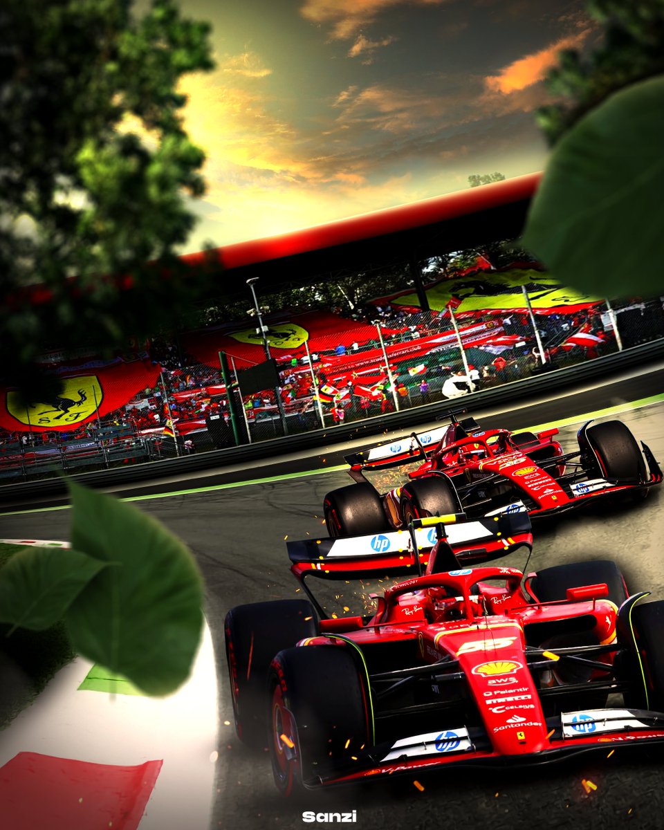 Sanzi27_'s tweet photo. Monza Italian GP Poster 🔥

#f1 #monza #ItalianGP #scuderiaferrarihp #posterdesign https://t.co/PTcFXwHtQ1