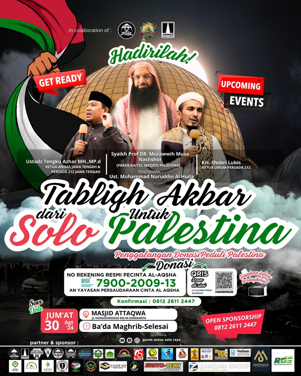 Handinug's tweet photo. #DariSoloUntukPalestina #FreePalestine #Stop_Gaza_Genocide #savepalestine #SaveGaza #indonesiaupdate https://t.co/ghhUxAFbhr