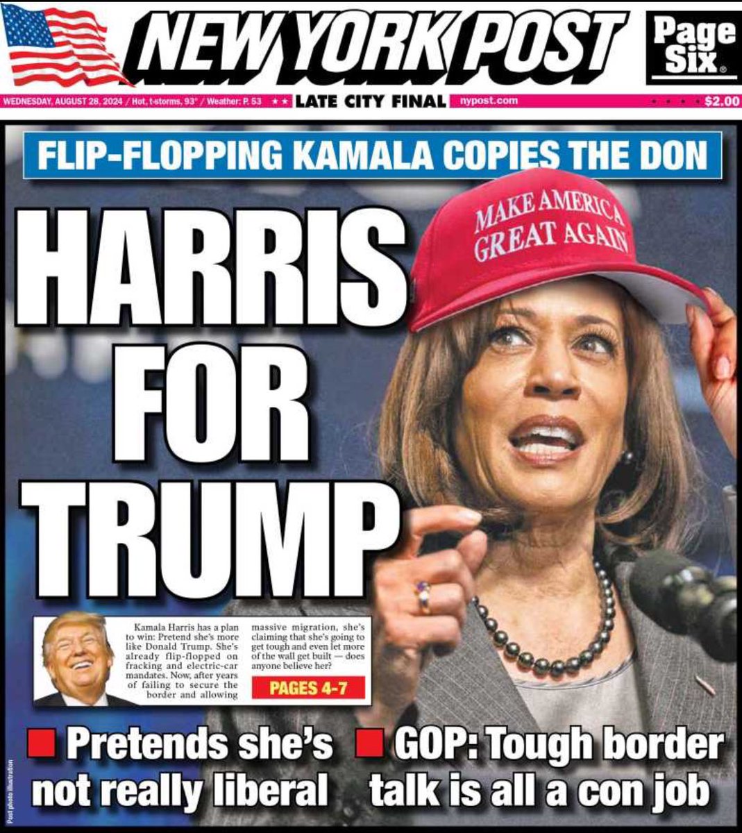 WePayFast's tweet photo. @JoeBiden @KamalaHarris Sure… she stealing all of Trump ideas  plus flip-flopping. https://t.co/7JJ7lS0C7n