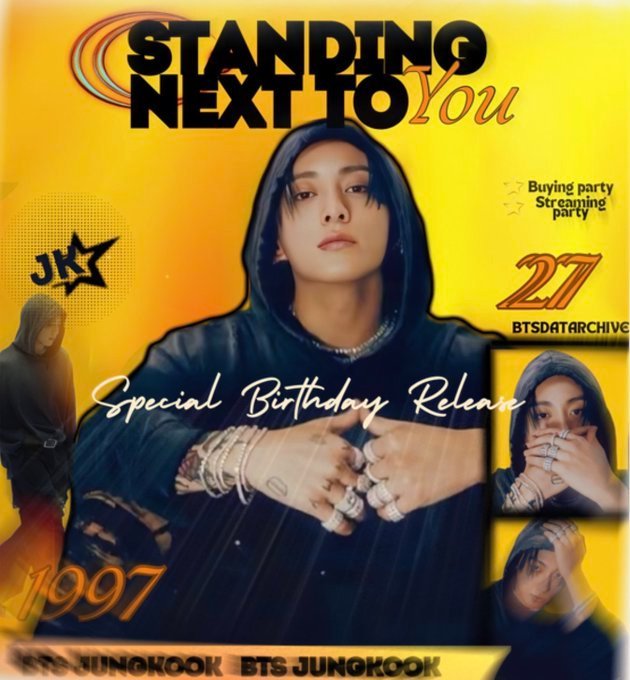 thearirang7's tweet photo. JUNGKOOK IS COMING 
#StandingNextTo27 
#goldenmiracles_27 https://t.co/nLzh2tV7Ki