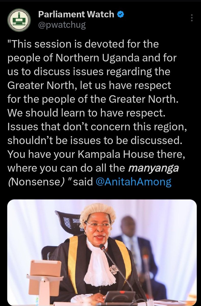 JoelSsenyonyi's tweet photo. This is the same person who did all manner of scheming to push Hon Francis Zaake out of the Parliamentary Commission, saying he had insulted her on social media.
Yet on many occasions, she finds it okay to insult Members of Parliament during Parliamentary proceedings!!! https://t.co/svXBoGcRZi