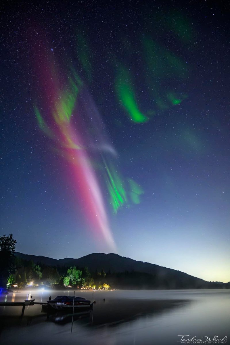 Seattle Refined (@seattlerefined) on Twitter photo Incredible STEVE sighting from Lake Whatcom! 💜💚
"STEVE (Strong Thermal Emission Velocity Enhancement) is a rare atmospheric optical phenomenon that appears as a purple and green light ribbon in the night sky."
📸: <a href="/MimiRitZ244/">Amie Wheeler</a> <a href="/wheeler244/">Wheels (Sean)</a> Incredible STEVE sighting from Lake Whatcom! 💜💚
"STEVE (Strong Thermal Emission Velocity Enhancement) is a rare atmospheric optical phenomenon that appears as a purple and green light ribbon in the night sky."
📸: <a href="/MimiRitZ244/">Amie Wheeler</a> <a href="/wheeler244/">Wheels (Sean)</a>