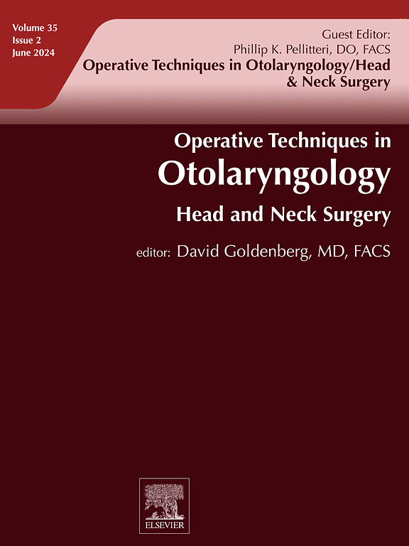 OperativeTechn1's tweet image. Our June 24 issue is out! Read about Surgical therapy for #laryngeal #Cancer by guest editor Phillip K. Pellitteri. 
@PSH_OTO @GeisingerRsrch @GeisingerHealth                 sciencedirect.com/journal/operat…  @sciencedirect @ElsevierConnect  @AHNSinfo #ORL @headmirror_com
