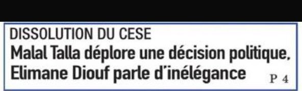 L’un est secrétaire général de la Confédération des Syndicats Autonomes, il est employé à SENEAU, l’autre est rappeur. 

Tous les deux sont en principe #militants de l’intérêt général sauf si leur poche ne sont pas impactées… Leur déception n’a d’égal qu’à leur égoïsme primaire.