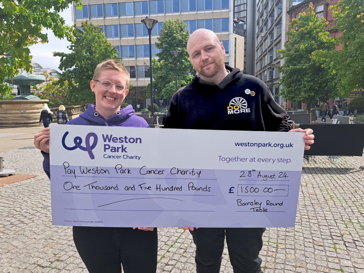 BarnsleyRT's tweet photo. We are delighted to be supporting @WPCancerCharity's  wonderful transport service that provides free transport for those undergoing treatment. Below is a brilliant video highlighting the benefit it has on people's lives and the wider community. 

We have donated £1,500 to help fund the Barnsley transport service that picks up at three locations in Barnsley and helps people access the services they need without the added stress. Thank you to everyone who supports our event and makes these donations possible!

If you want to find out more about the service you can do so here;
https://t.co/Vfb9BAKxKX