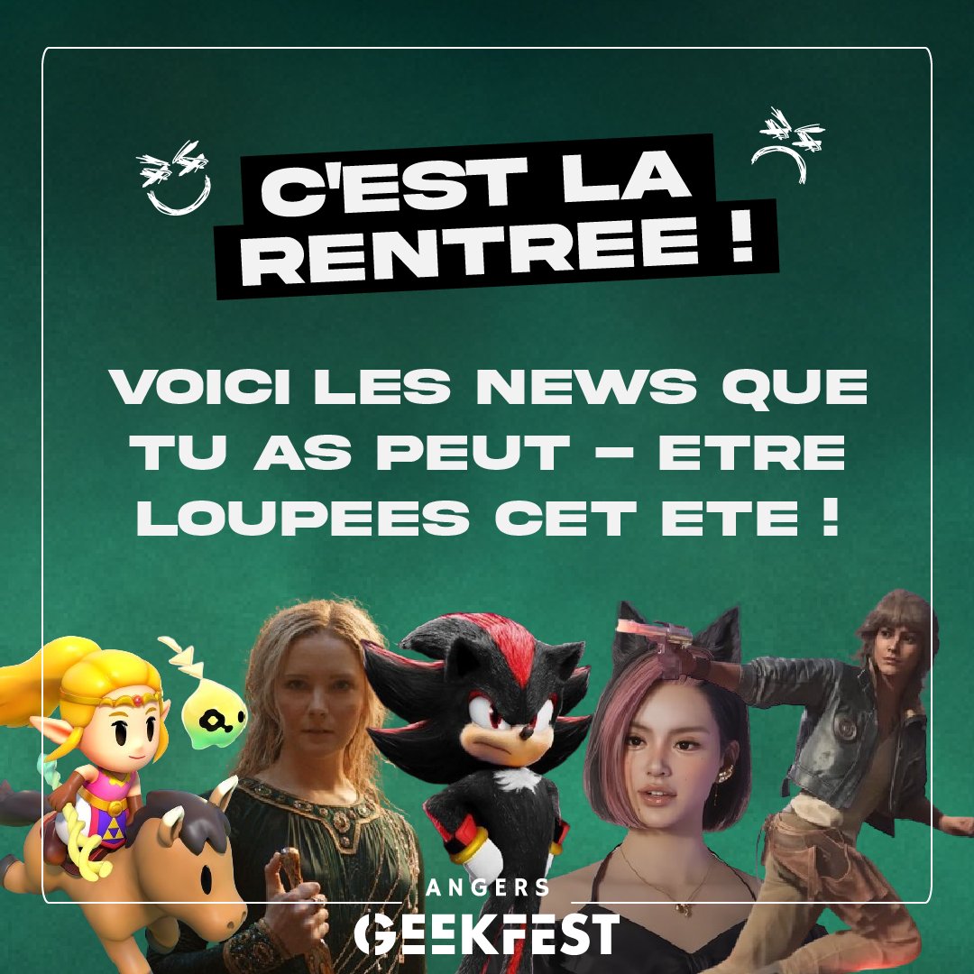 angersgeekfest's tweet image. L'équipe du #Geekfest revient, plus en forme que jamais pour préparer cette 6e édition sur les "Super" vilains ! En attendant, voici 5 prochaines sorties qui t'ont peut-être échappé. Quelle #sortie attends-tu pour la fin 2024 ?
#angers #geek #news #jeuxvidéo #cinéma #série