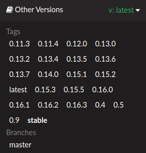 omega_ml's tweet photo. We now also provide links to all previous release documentation. 

The docs of the latest (dev) build and stable (last public release) tags provide direct access to the current releases. https://t.co/RbZiRtlgUO