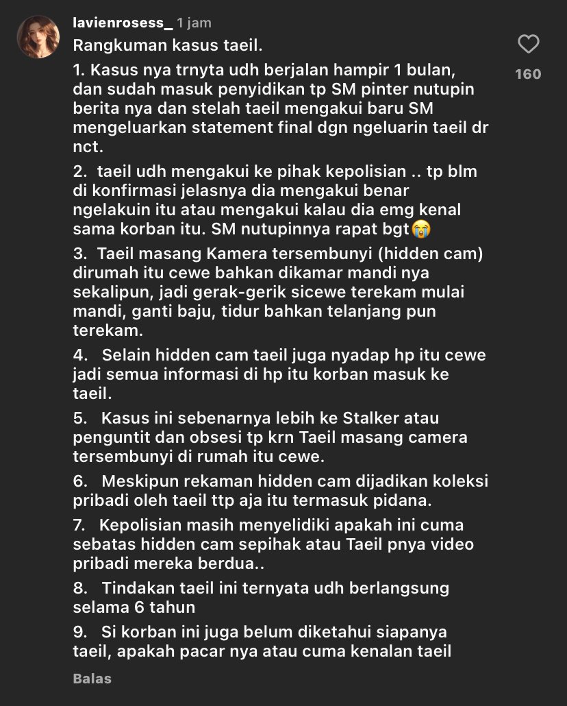 Rangkuman kasus taeil yang bikin merinding..
Jadi si taeil ini penguntit😭😭