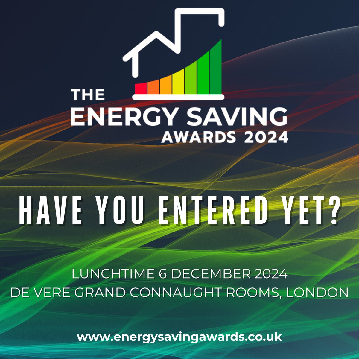 Just a few more days left until entries for the 2024 Energy Saving Awards deadline. 

Make sure you submit your entries today before it's too late! 

energysavingawards.co.uk/enter-2024/ 

#enternow #deadlinapproaching #dontmissout