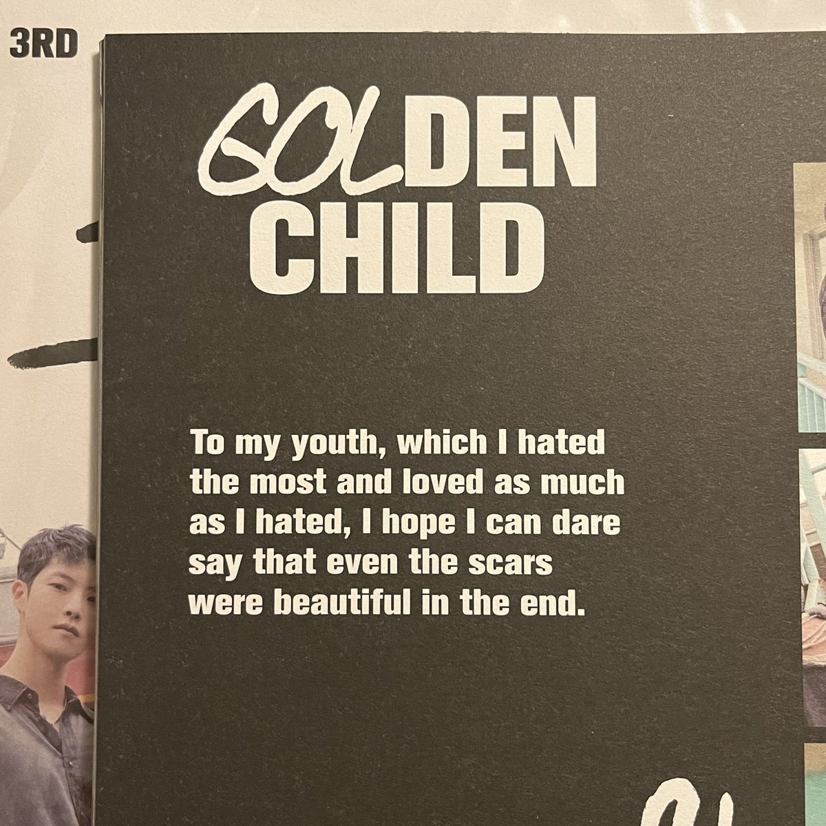 jichanstar's tweet photo. "kind people always disappear, there was never an exception" hits hard right now but even with the smell of farewell, every ending is always a new beginning. 사랑한다 골든차일드 🎳✨️

#칠년동안_함께만든_우리만의_골든타임
#A7WAYS_WITH_GOLCHA https://t.co/xWnB7OIVEj