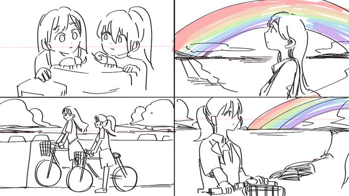 さて…どこから描こうかな泣 