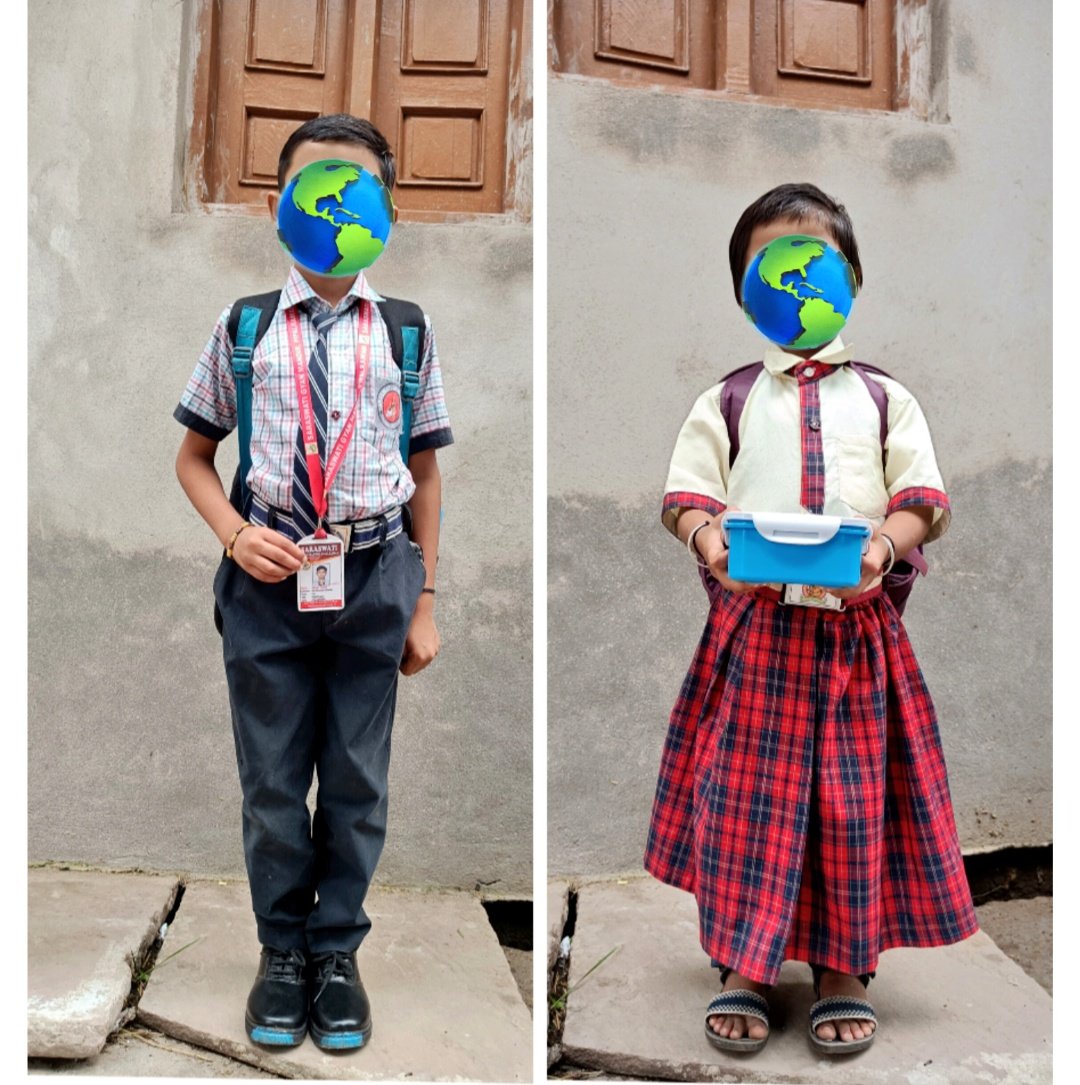helpdeprived's tweet image. Hello everyone.

we are very happy to inform you that we have enrolled both the kids Lucky and Maira in school and also provided all the necessary educational material, books, 2 pairs of uniforms, dresses &amp;amp; shoes.  All this possible because of your support. thankyou so much.