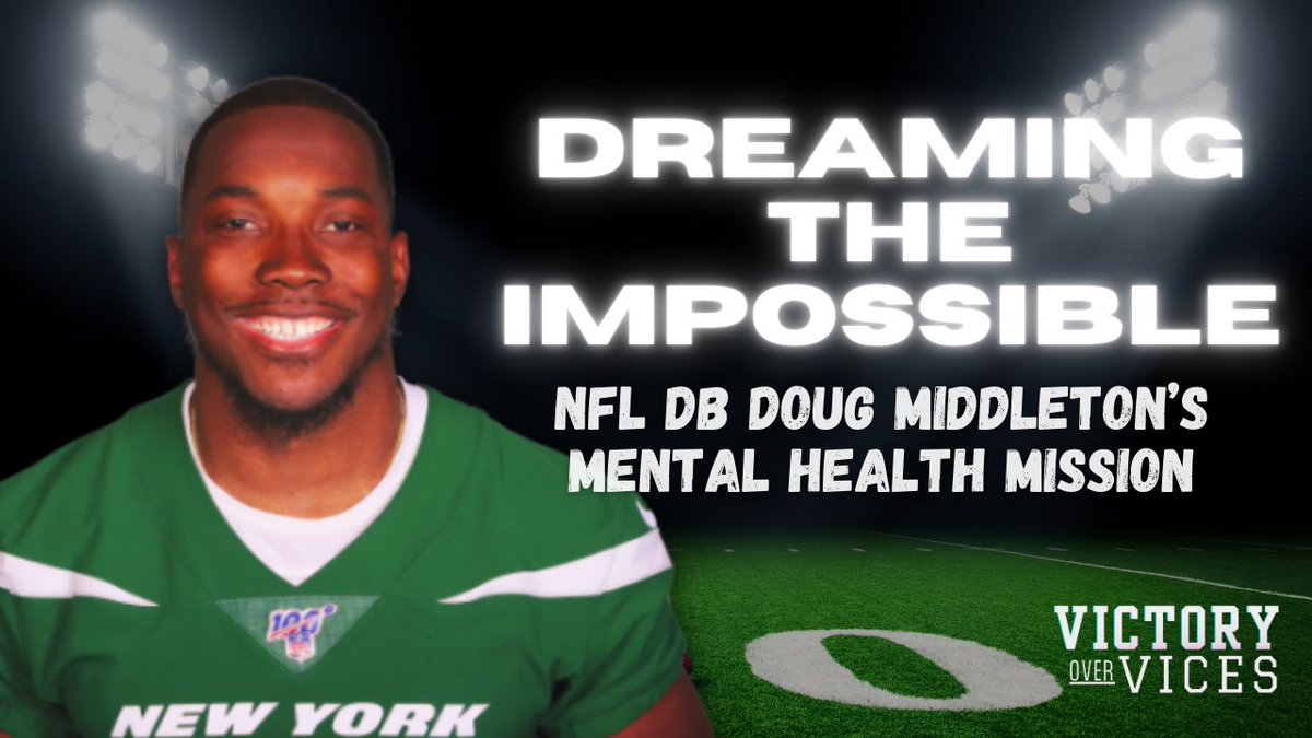The new episode of <a href="/VictoryOvrVices/">Victory over Vices</a> is life, with <a href="/DanHauserSports/">Dan Hauser</a> talking with former <a href="/NFL/">NFL</a> safety <a href="/21DM_ERA/">Douglas Middleton</a> (<a href="/nyjets/">New York Jets</a> <a href="/Jaguars/">Jacksonville Jaguars</a> <a href="/MiamiDolphins/">Miami Dolphins</a>) about #mentalhealth and his foundation #dreamtheimpossible 

Watch Now: youtube.com/watch?v=2In-Cl…