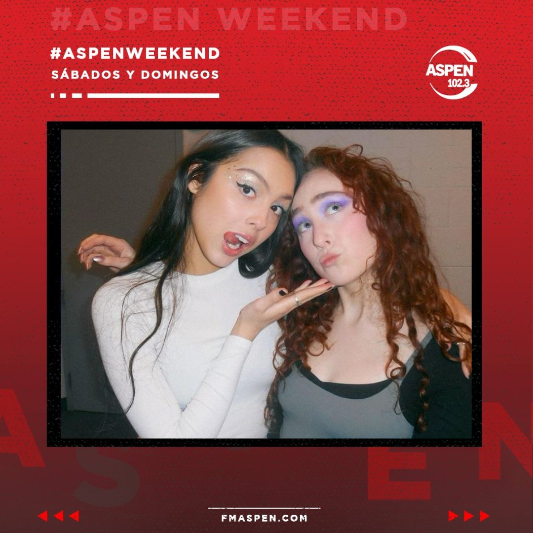 fmaspen's tweet photo. 🎧 La mejor música del mundo está en 👉 #AspenWeekend 🎶
📻 ASPEN 102.3 y 📲 https://t.co/FQjGzQJ89K https://t.co/iUhDXPGRtb