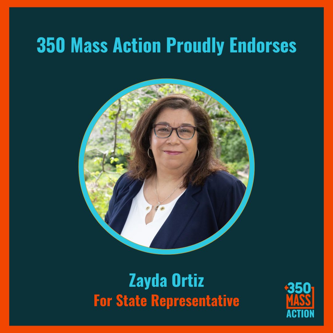 350MassAct's tweet photo. Zayda Ortiz @Elect_Zayda is a key leader in the fight for #ClimateJustice in Medford and Malden. We're proud to endorse her and send an experienced organizer to Beacon Hill. Take action at https://t.co/fWdtJ3ilV1 https://t.co/swxrlFyGWv