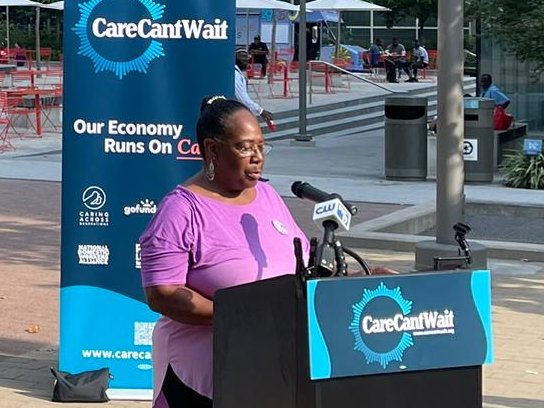 "My union has given me the chance to connect with other home care workers all who want the same—to be able to do this job we love but also to care for ourselves &amp; our own families. My caregiving doesn’t stop when I go home." -Wanda

Caregiving is a 24/7 commitment! #CareCantWait