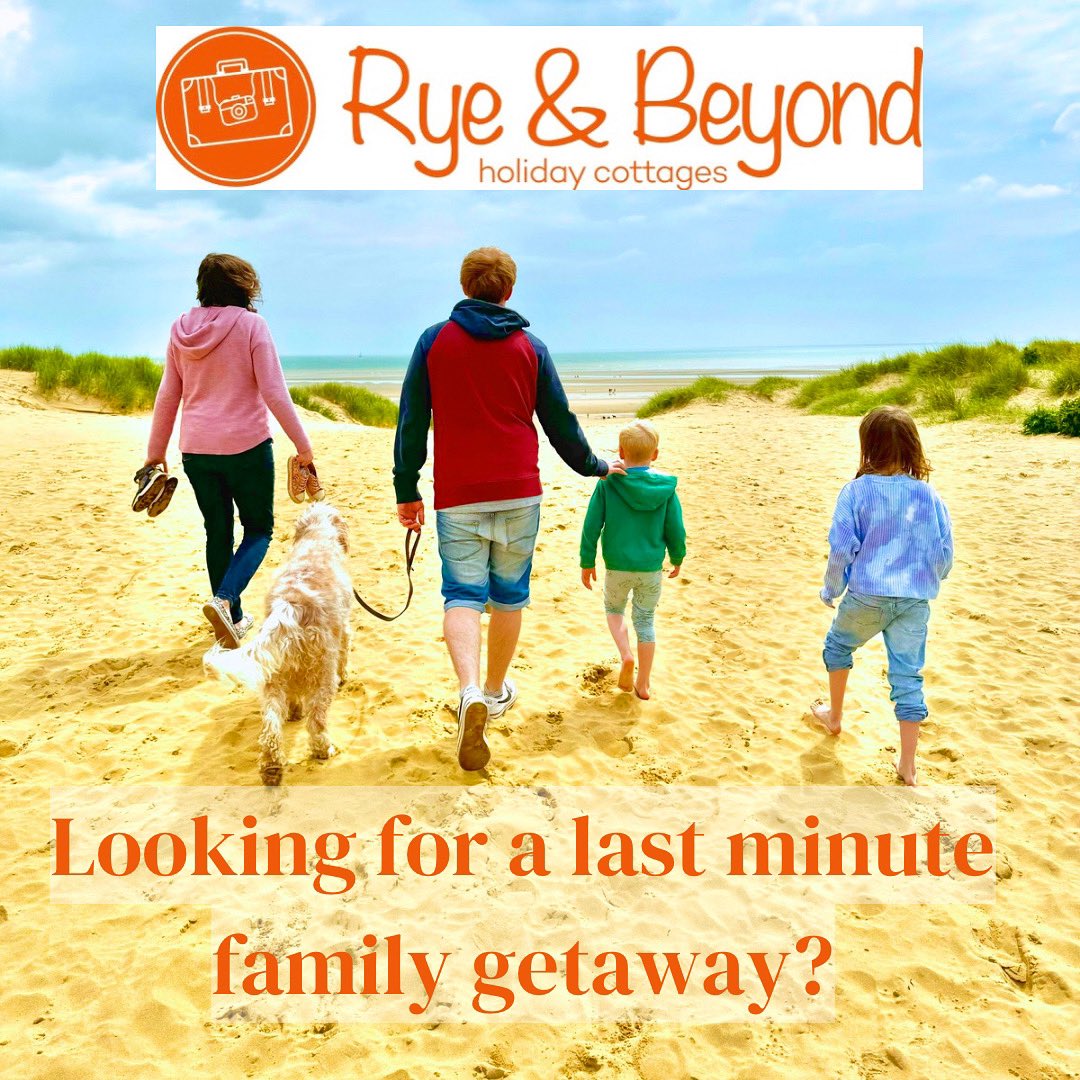☀️This weekend looks set to be warm
and sunny, so if you fancy grabbing the chance for a last minute family break, we have some fab family cottages available for a 3 night stay this weekend

ryeandbeyondcottages.co.uk

#familyholiday #thisweekend #cambersands #ryeeastsussex