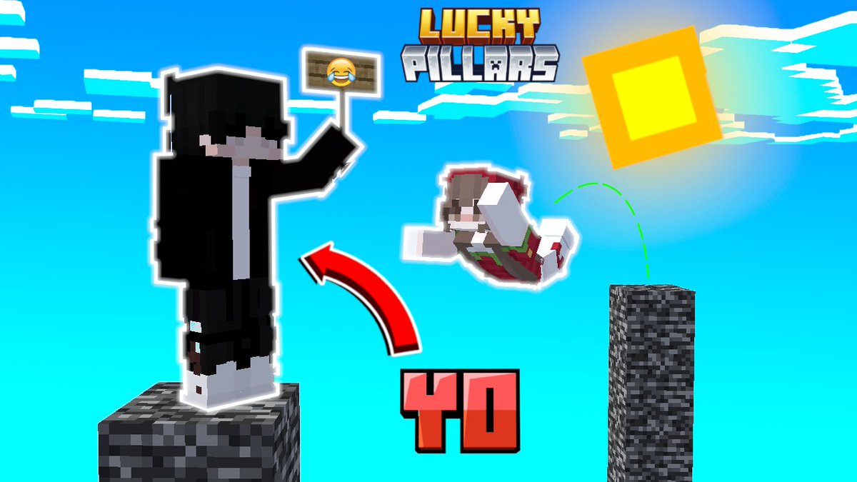iRealtacken's tweet photo. https://t.co/g0M5tcYd00 Ya está el video de LuckyPillars en YT >:) #Minecraftbuilds #humor #minecraft https://t.co/Au8P3S1McN