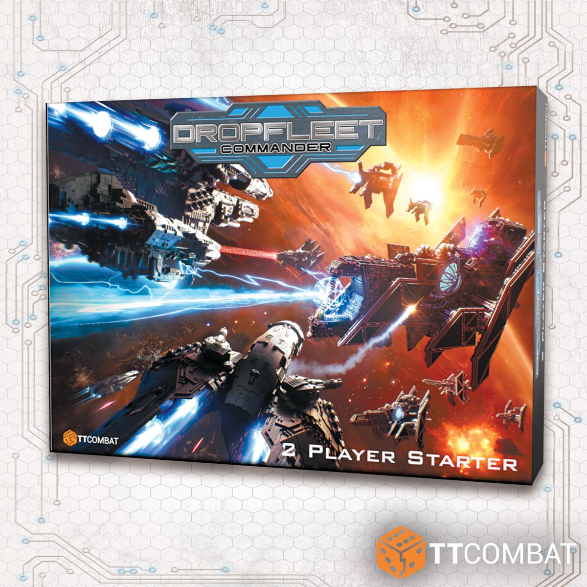 ontabletop's tweet image. The contents of @TTCombat's #DropfleetCommander 2 Player Starter Set have been revealed - check them out beastsofwar.com/news/dropfleet…