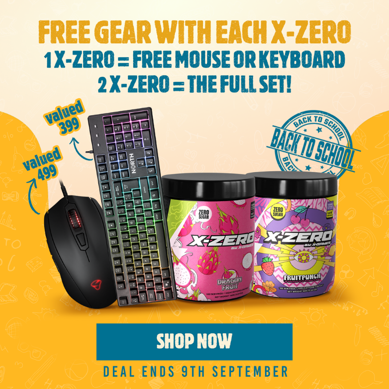 XZero_Energy's tweet photo. Free Mionix Castor Pro Mouse or North Pro Keyboard with X-Zero ⌨️🖱️
🖱️ FREE Mouse valued at 499 kr / €49
⌨️ FREE Keyboard valued at 399 kr / €39
Complete your gaming setup ► https://t.co/4bCqhCpXWT
#xgamerenergy #xgamer #xzero #free #gaming #keyboard #mouse #mionix