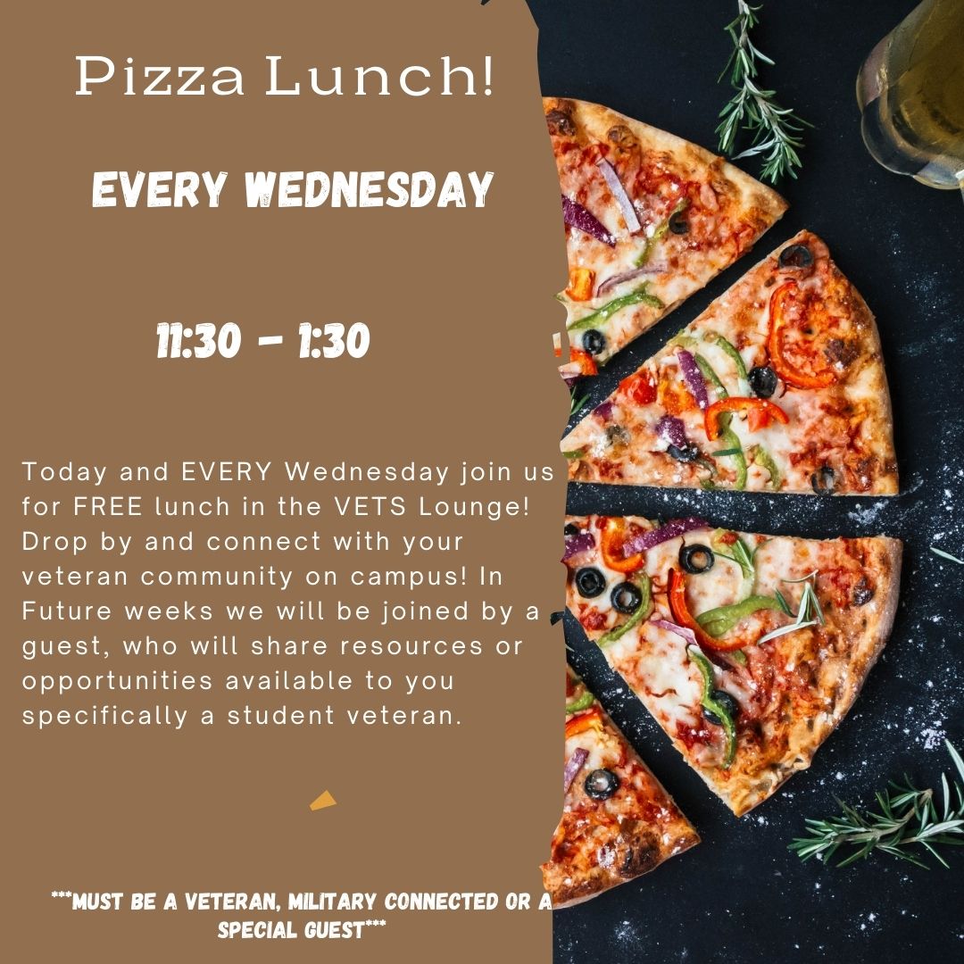 VetsofBaylor1's tweet image. Join us for our first Warrior Wednesday Lunch of the semester. We will have free pizza for all veterans, or military connected individuals. #BU #Veterans
#SicEm #StudentVeterans #StudentVet #Studentveteransofamerica #WeAreSVA #Fall2024