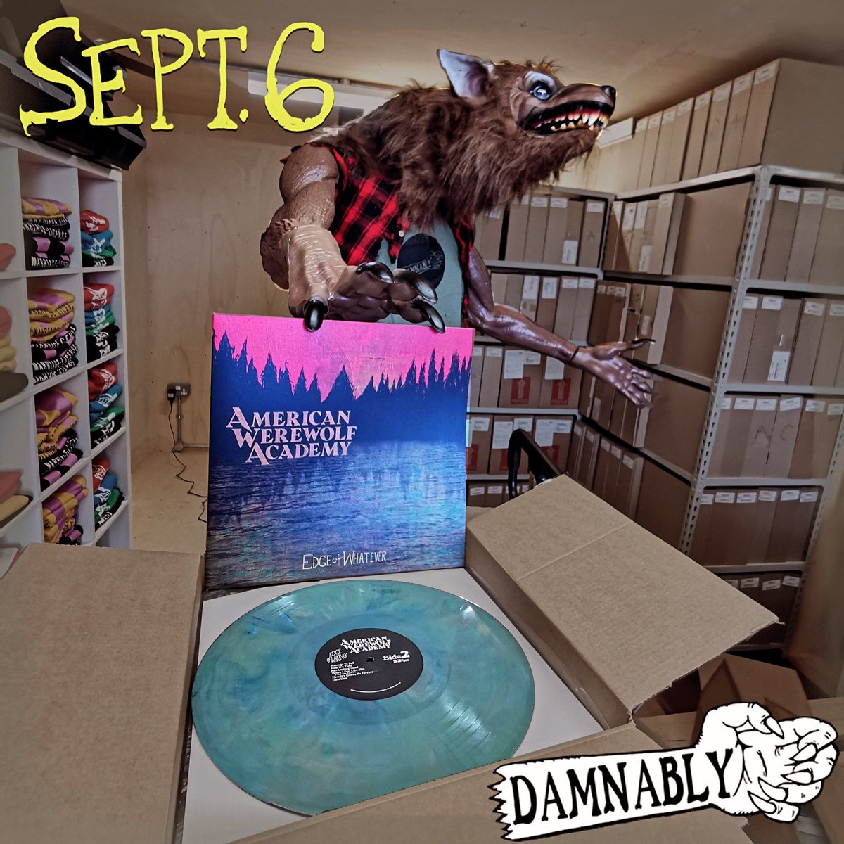 AmerWereAcad's tweet photo. New vinyl Sept 6 @damnably link in bio #newmusic #psych #punk #rocknroll #americanwerewolf #damnably #bandcamp #bandcampfriday https://t.co/XTXvYj25tC