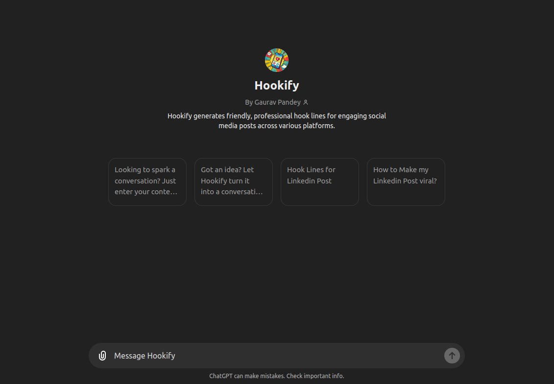 gauravcode's tweet image. Do you know what the most crucial element is for any social media write-up? 

It&apos;s the hook line! 

A strong hook can make your content go viral. I’ve successfully reached millions of people in just a week with the right hook.

That’s why I’ve launched my own GPT app, 

Hookify,…
