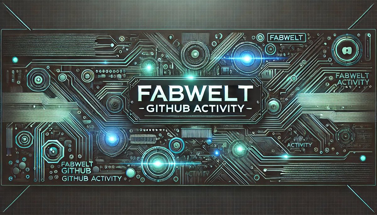 Hello Welties! 😃
🚀 Check out our NEW GitHub Activity ! Our technical team is hard at work pushing the boundaries of innovation. Stay up-to-date with what they're building, tweaking, and deploying! 💻⚙️

👉 Follow along with our latest developments: t.me/fabwelt_github