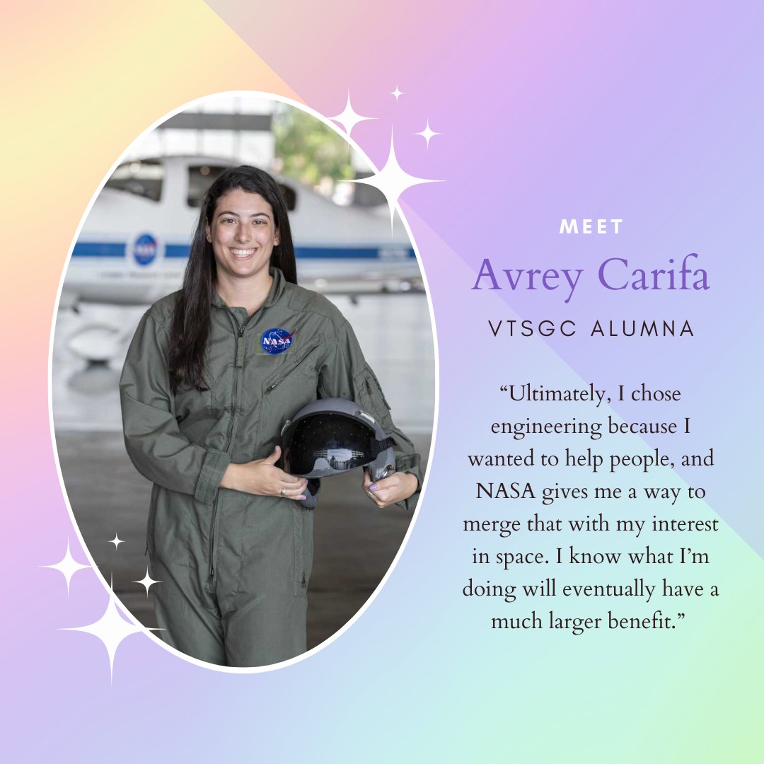 N_SGFoundation's tweet image. ✨ Meet Avrey Carifa, @VT_SpaceGrant alumna &amp;amp; 2020 #NASAIntern! 👋🏽
🌐: uvm.edu/spacegrant

Look up your local #NASASpaceGrant! 🌌
🌠: spacegrant.org

👩🏿‍🔬📚️ #Fellowships  👩🏿‍🚀 #Scholarships 🙌🏾🔬 #Math 👩🏽‍🏫 

#STEM 🔭⚙️ #NASA 🚀 #Engineering 👩🏻‍🔧

📸: #VTSGC