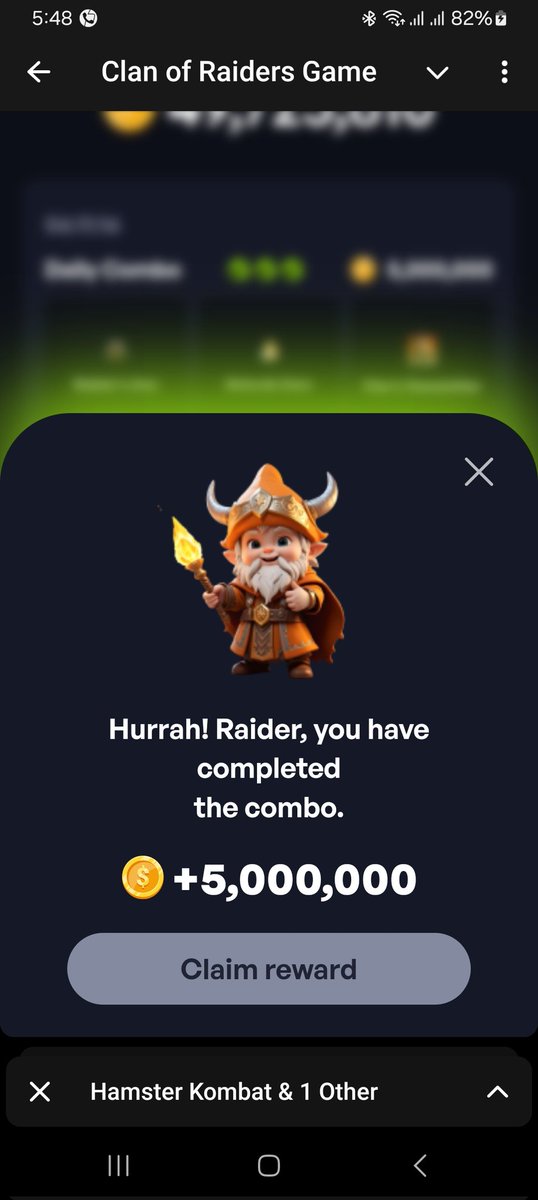 This is Daily combo oo Aug 28
Play with me, become a raider and get a token airdrop! 💸 
#clanofraiders
 t.me/clanofraidersb…