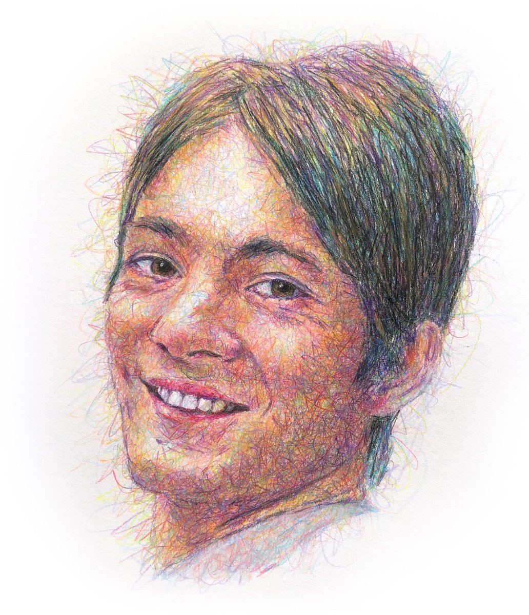 A scribble of the Steve Marriott (Small Faces).