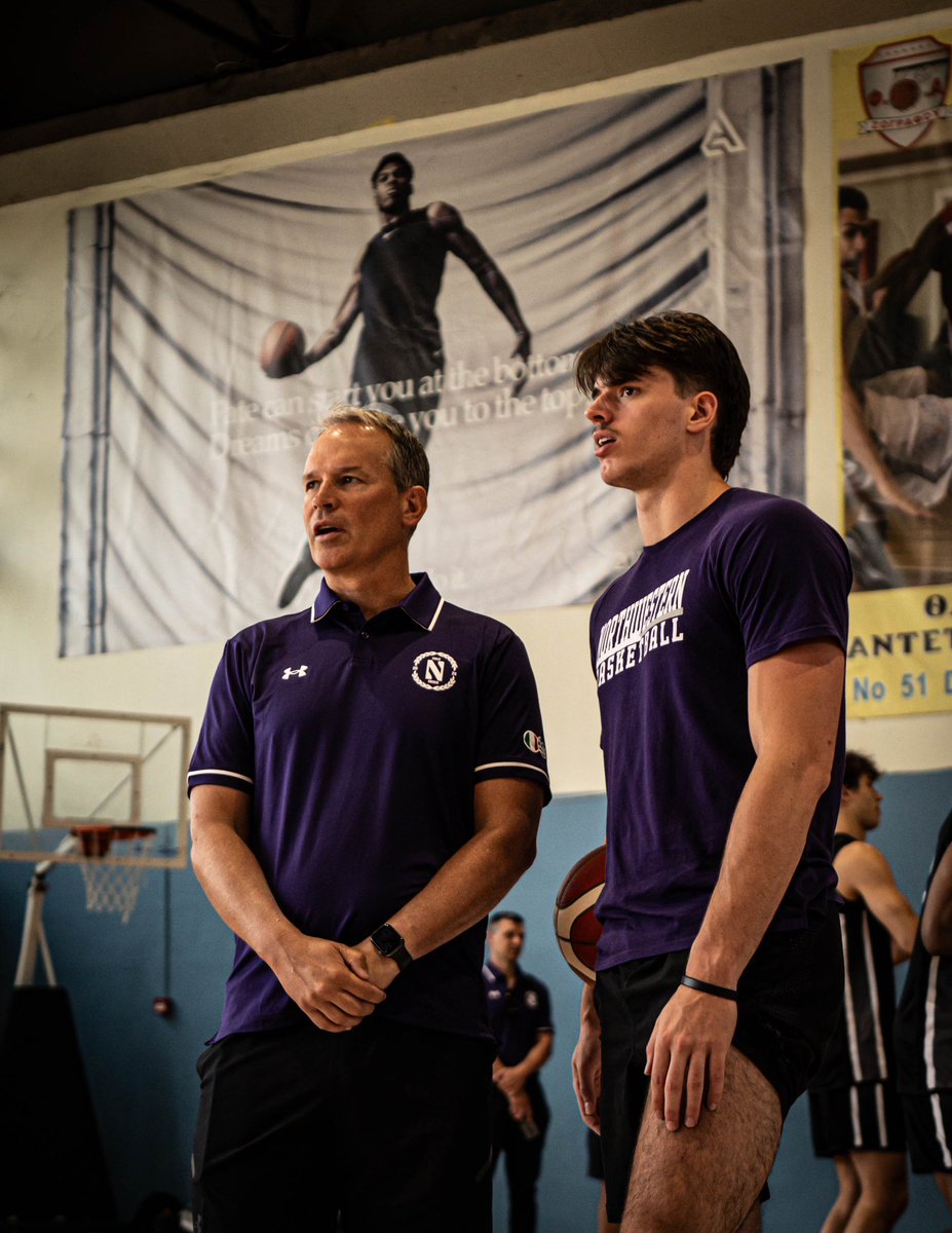 NUMensBball's tweet photo. Live from Athens 🇬🇷 https://t.co/YM56oOyBkt