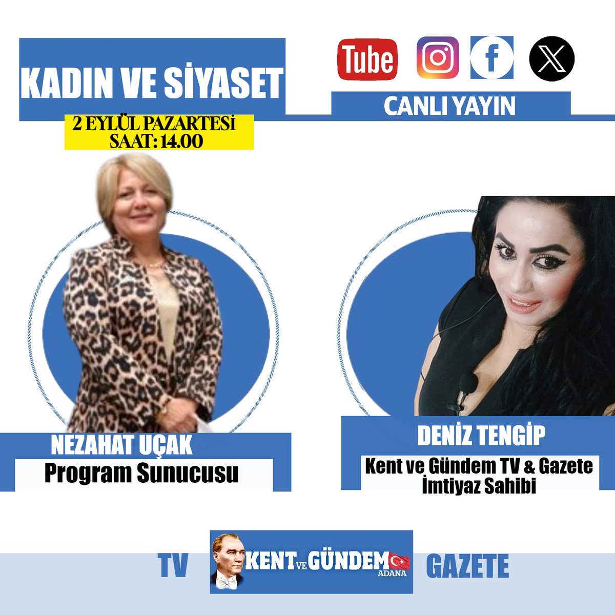 2 Eylül pazartesi bekliyoruz