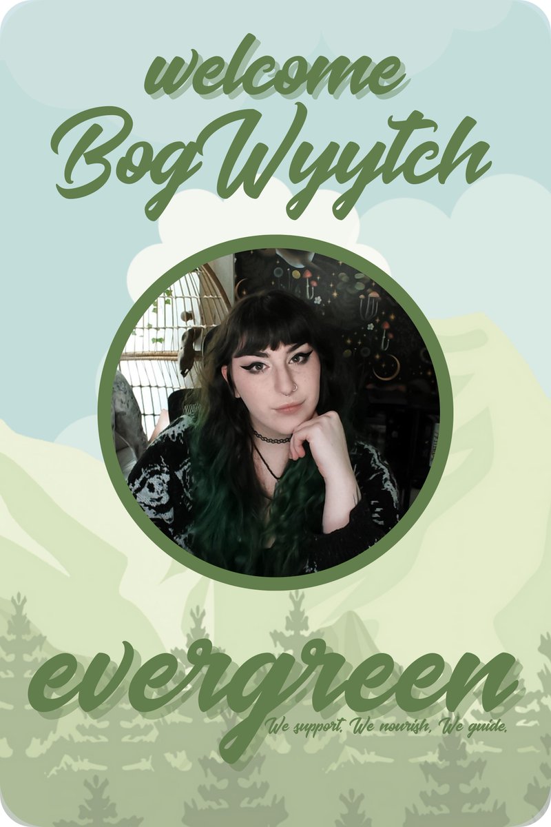 Welcome BogWyytch! Known as Bog or Elle (She/Her), she’s a seasoned streamer who started in 2013 and now creates Stardew Valley mods for witches, goblins, ghouls, and forest folk. Let’s give her a warm welcome 🌙✨  Bog is live right now over at twitch.tv/bogwyytch 💚