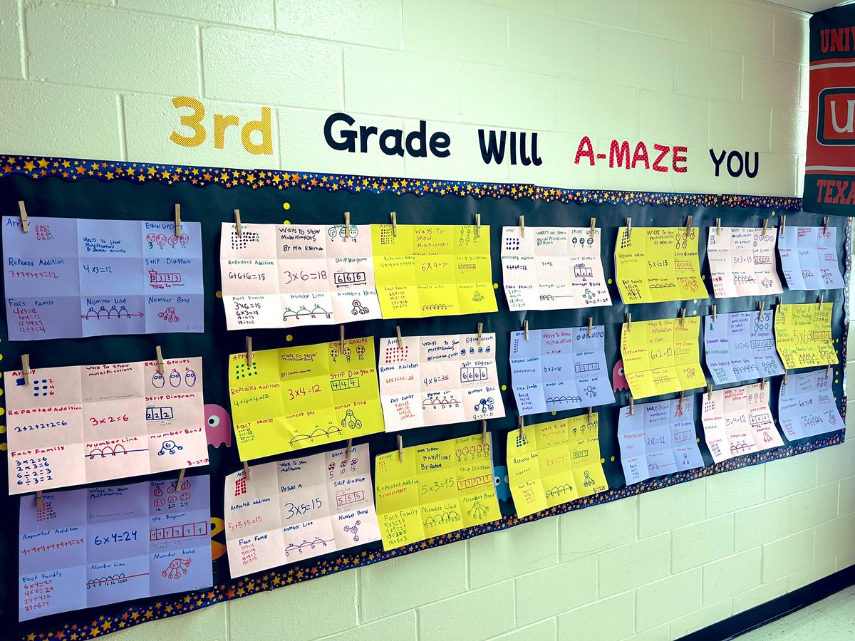 aalonso_FWISD's tweet photo. 3rd Grade will A-Maze you! Keep up the GREAT work ππβ€οΈπ€©! #Team3rdGrade #TeamMartinDL @FortWorthISD @FWISDCareers https://t.co/7us3Rr4fwr