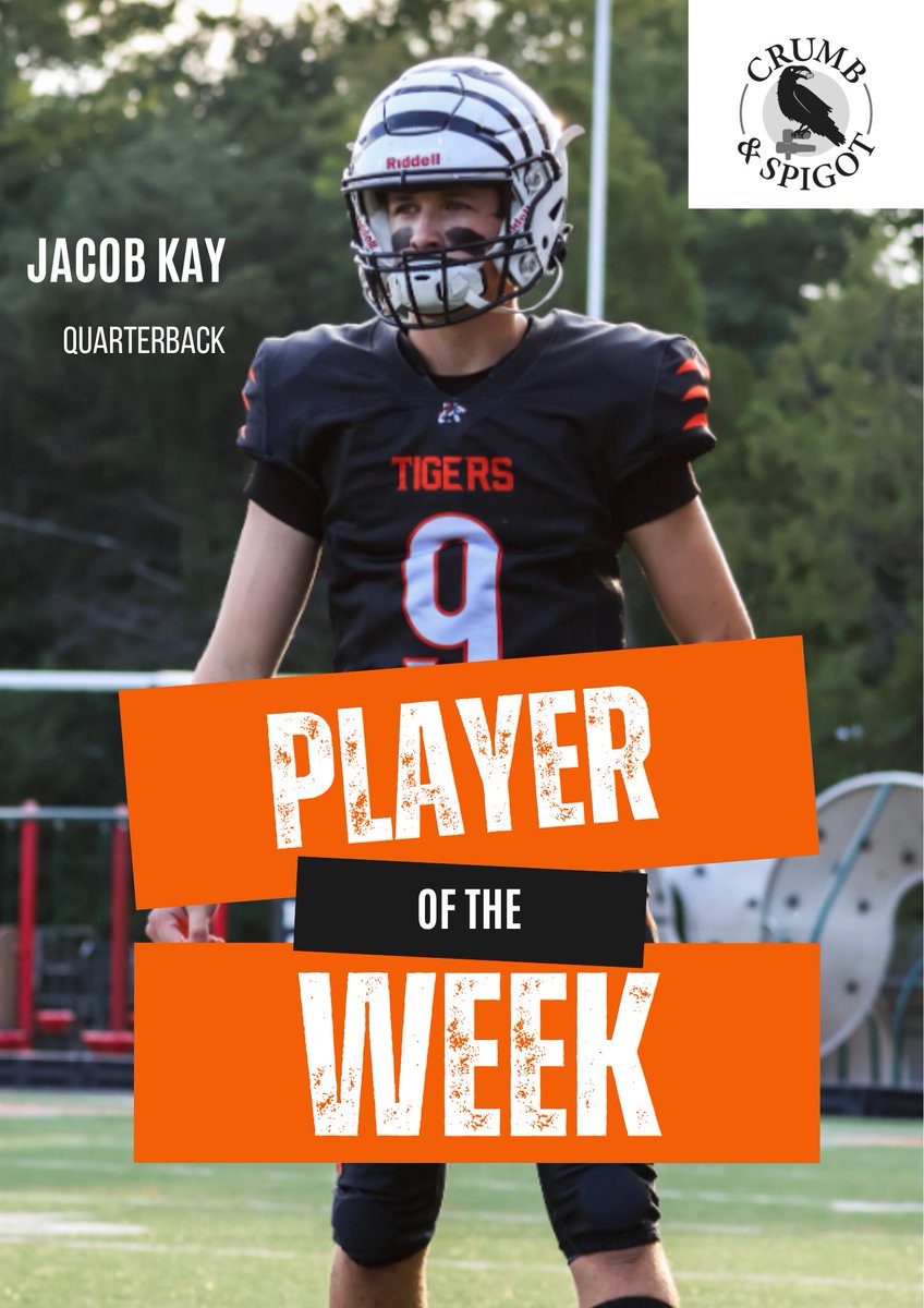 Crumb &amp; Spigot Player of the Week
Week 1 vs West Geauga