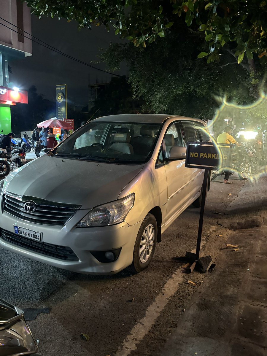 Daily issue with cars blocking our driveway in a no-parking zone. Despite the signs, vehicles are consistently parked in front of our gate, causing inconvenience. Location: Opposite 4th Station Gym, Basaveshwaranagar. Requesting immediate action. <a href="/blrcitytraffic/">ಬೆಂಗಳೂರು ಸಂಚಾರ ಪೊಲೀಸ್ BengaluruTrafficPolice</a> <a href="/Jointcptraffic/">Joint CP, Traffic, Bengaluru</a>